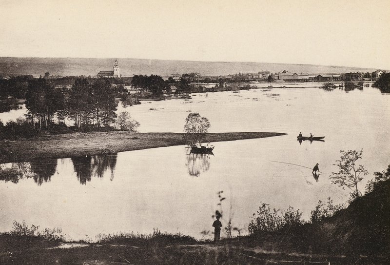 Sverige / Sweden: Dalarne, Orsa, Storan (b/w photo) av Swedish Photographer