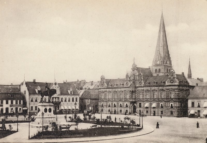 Sverige / Sweden: Skane, Malmo, Stortorget Och Radhuset (b/w photo) av Swedish Photographer