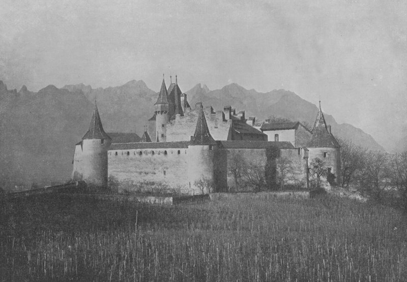 Eagle, The Chateau (s/v foto) av Swiss Photographer
