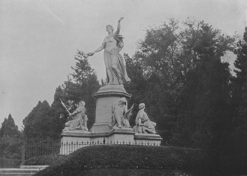 Basel, St. Jakobs monument (s/v foto) av Swiss Photographer