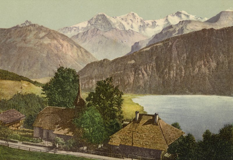 Berner Oberland: Beatenberg (färgad bild) av Swiss Photographer