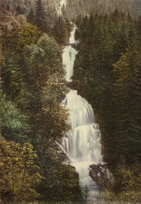 Berner Oberland: Giessbach (färgad bild) av Swiss Photographer