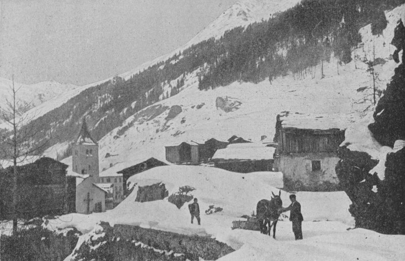 Bourg Saint-Pierre, Route du Saint-Bernard (s/v foto) av Swiss Photographer