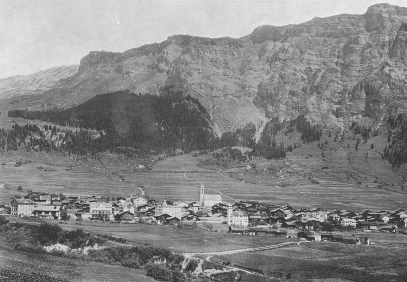 Flims et le Flimserstein (s/v foto) av Swiss Photographer