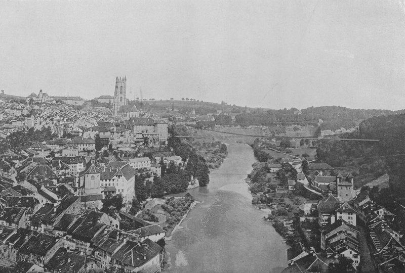 Fribourg (s/v foto) av Swiss Photographer