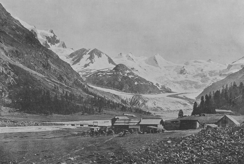 Roseg Glacier (s/v foto) av Swiss Photographer