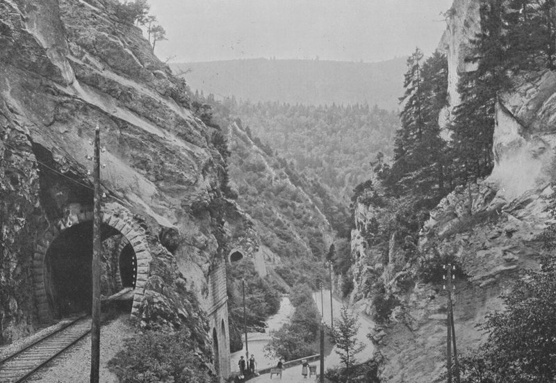 Moutier Gorge (s/v foto) av Swiss Photographer