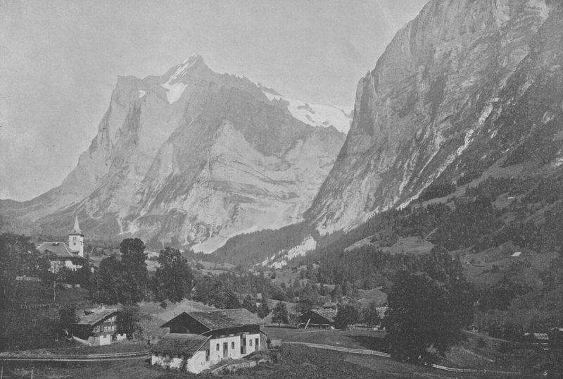 Grindelwald, Le Wetterhorn (s/v foto) av Swiss Photographer