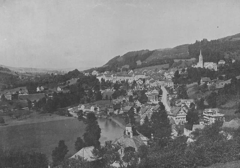 Lichtensteig, Toggenbourg, Canton de Saint-Gall (s/v foto) av Swiss Photographer