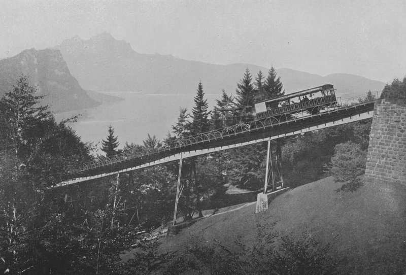 Ligne du Righi, Pont du Schnurtobel (s/v foto) av Swiss Photographer