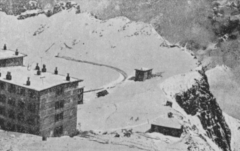 Rochers de Naye, Vaud på vintern, höjd 2044 meter (s/v foto) av Swiss Photographer