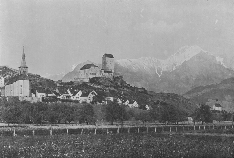 Sargans, Rhendalen (s/v foto) av Swiss Photographer