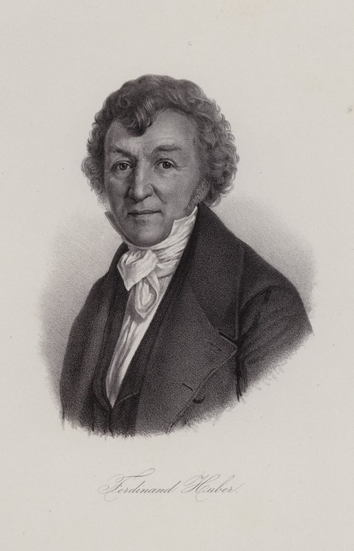Ferdinand Huber, schweizisk kompositör (gravyr) av Swiss School