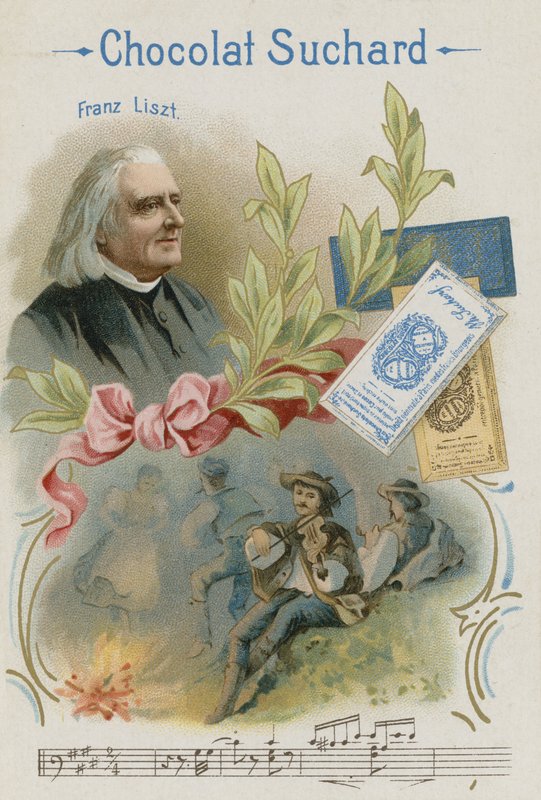 Franz Liszt, österrikisk kompositör och musiker av Swiss School