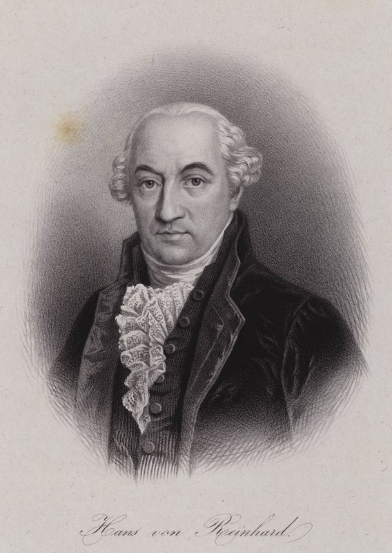 Hans von Reinhard, schweizisk politiker (gravyr) av Swiss School