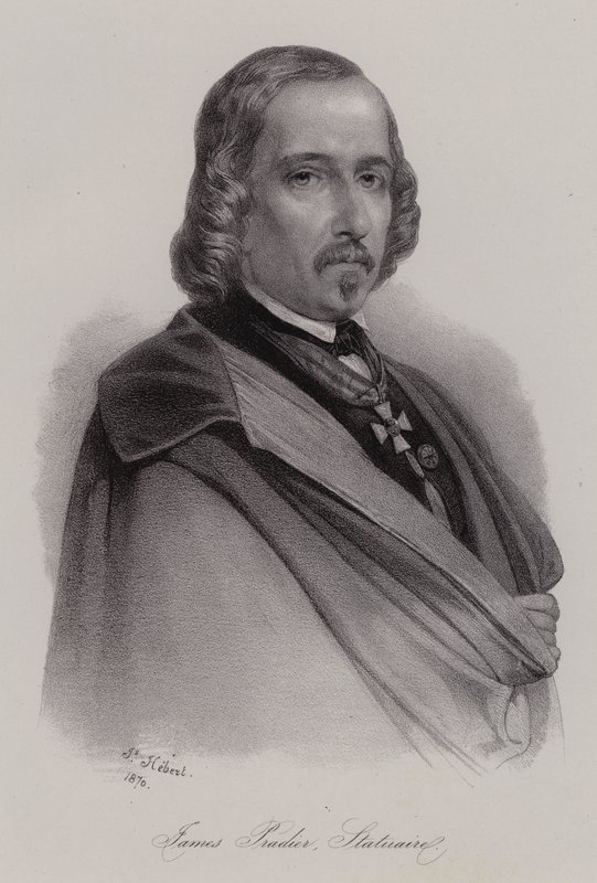 James Pradier, schweizisk född fransk skulptör (gravyr) av Swiss School