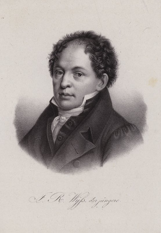 Johann Rudolf Wyss, schweizisk författare (gravyr) av Swiss School