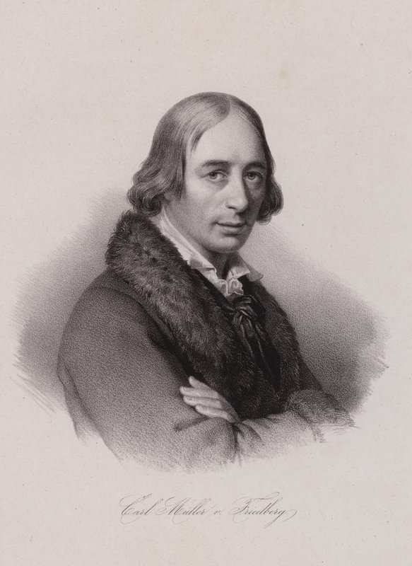 Karl von Muller-Friedberg, schweizisk politiker (gravyr) av Swiss School