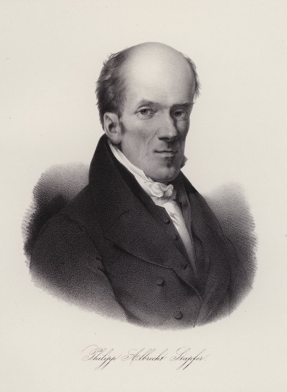 Philipp Albert Stapfer, schweizisk politiker och filosof (gravyr) av Swiss School