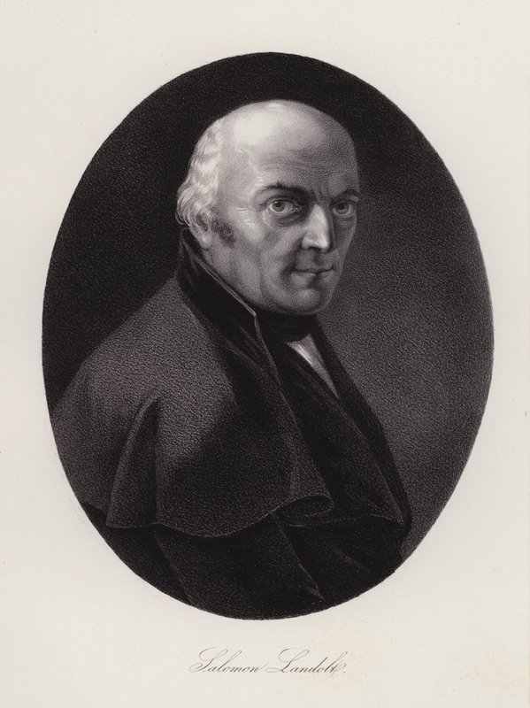 Salomon Landolt, schweizisk politiker (gravyr) av Swiss School