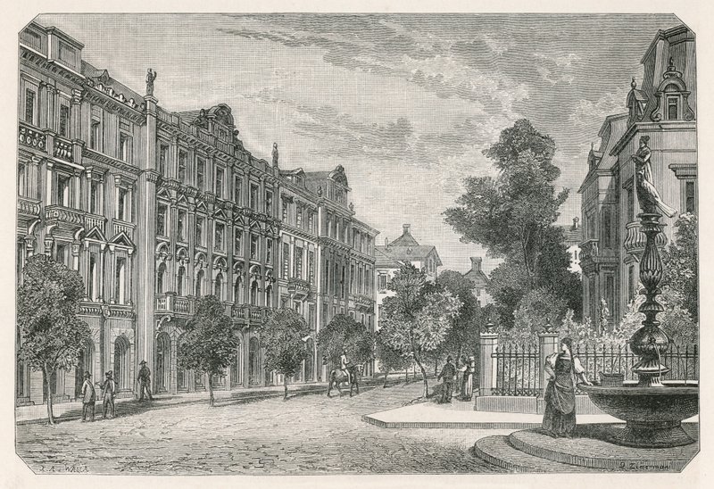 Bahnhofstrasse (Järnvägsgatan), Zürich av Swiss School