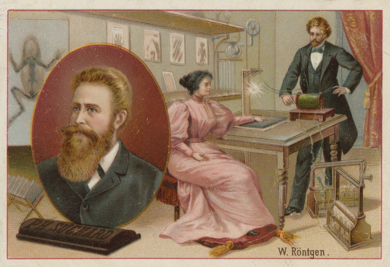 Wilhelm Röntgen, tysk fysiker av Swiss School