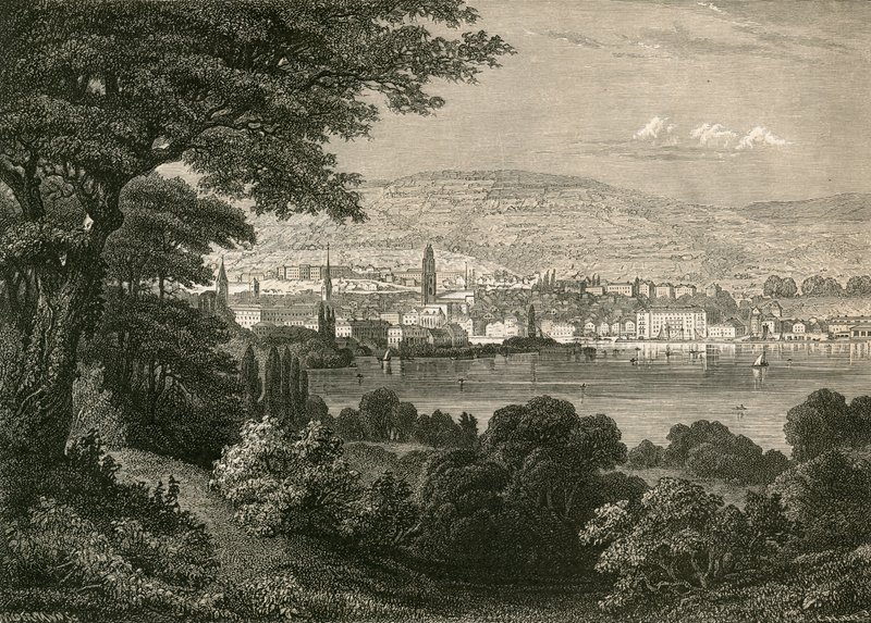 Zürich och Zürichberg av Swiss School