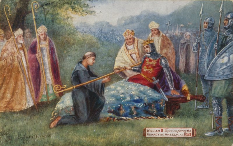 William II ger Anselm företräde, 1093 av Sydney Herbert
