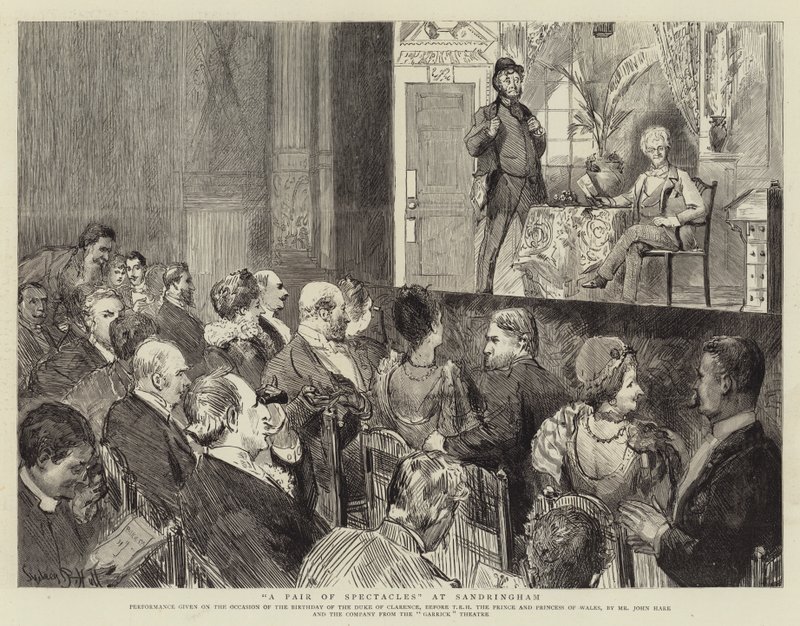 Ett par glasögon i Sandringham av Sydney Prior Hall
