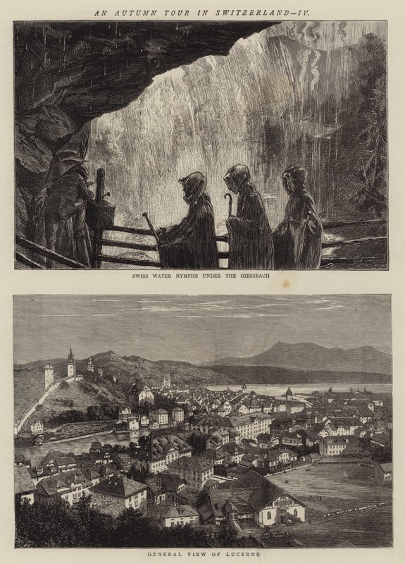 En hösttur i Schweiz, IV av Sydney Prior Hall