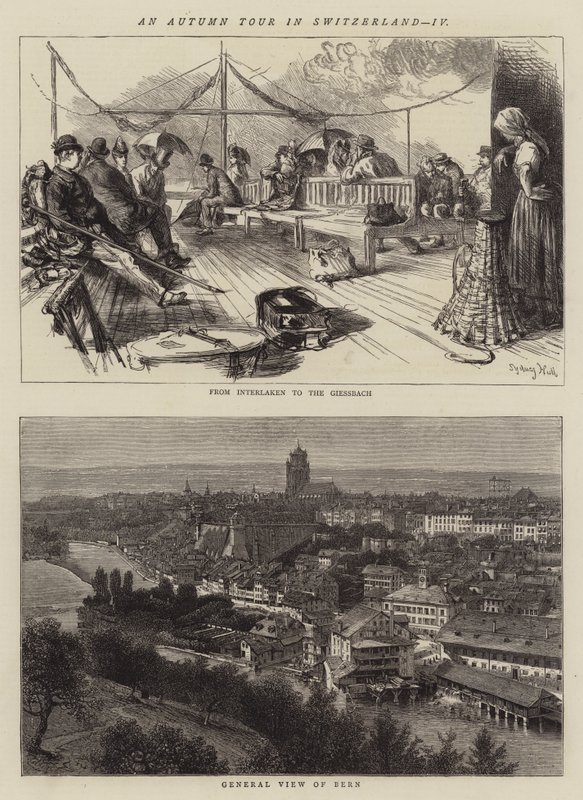 En hösttur i Schweiz, IV av Sydney Prior Hall