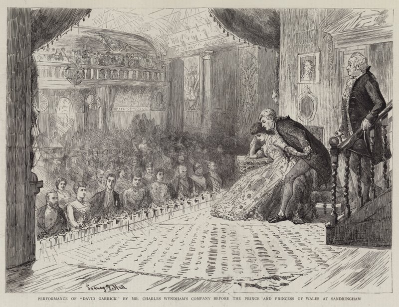 Framträdande av David Garrick av Mr Charles Wyndham