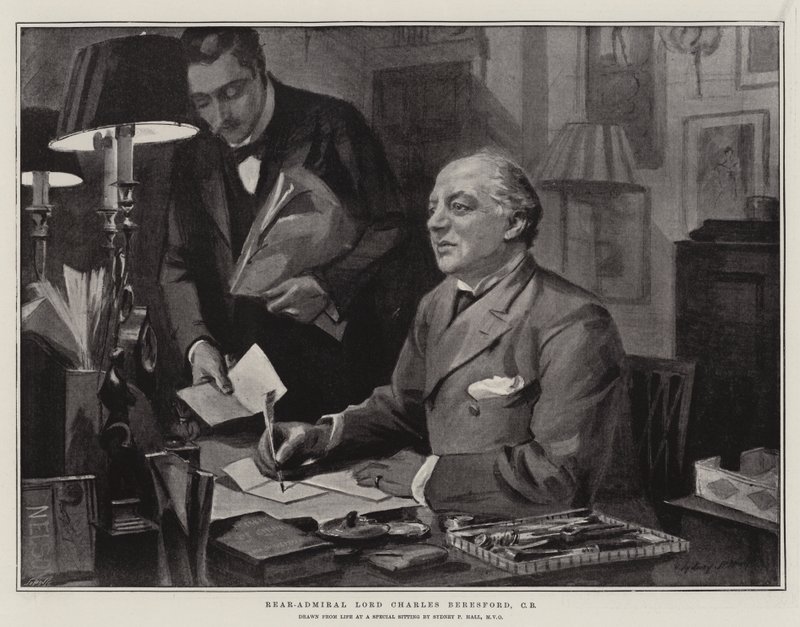 Konteramiral Lord Charles Beresford, CB av Sydney Prior Hall