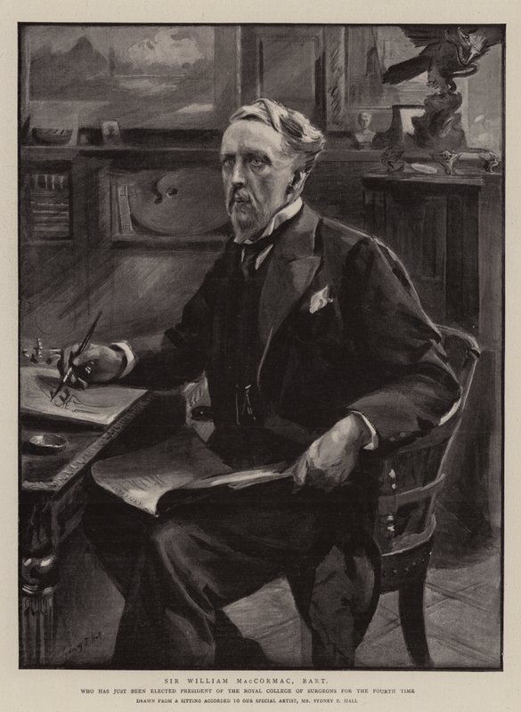 Sir William MacCormac, baronet av Sydney Prior Hall