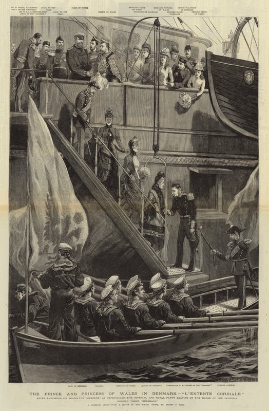Prinsen och prinsessan av Wales i Danmark, L