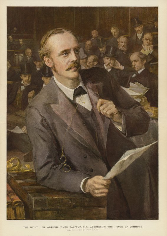 Den hedervärde Arthur James Balfour av Sydney Prior Hall