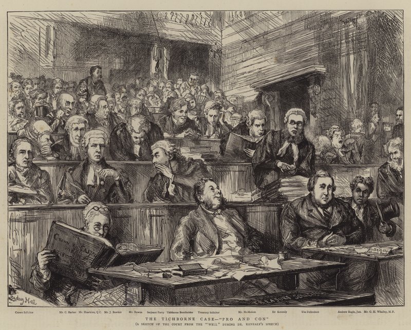 Fallet Tichborne, för och emot av Sydney Prior Hall