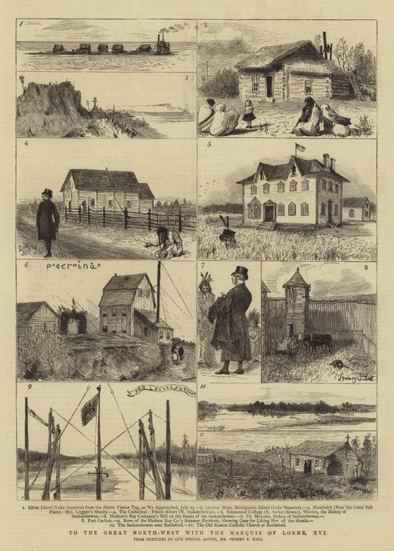 Till den stora nordväst med markisen av Lorne, XVI av Sydney Prior Hall