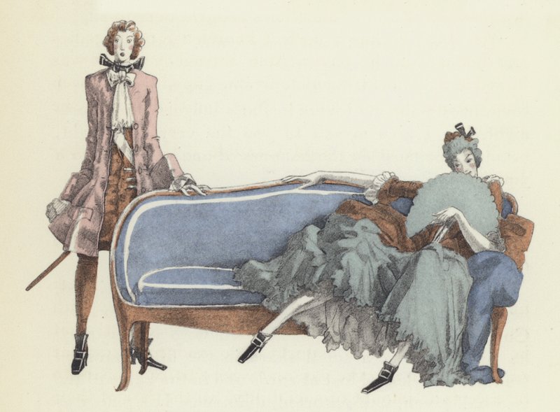 Illustration för Voltaires Candide av Sylvain Sauvage