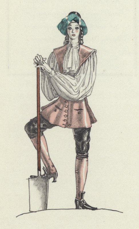Illustration för Voltaires Candide av Sylvain Sauvage