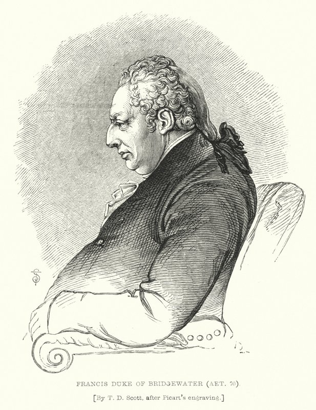 Francis, hertig av Bridgewater, Aet 70 (gravyr) av T. D. (after) Scott