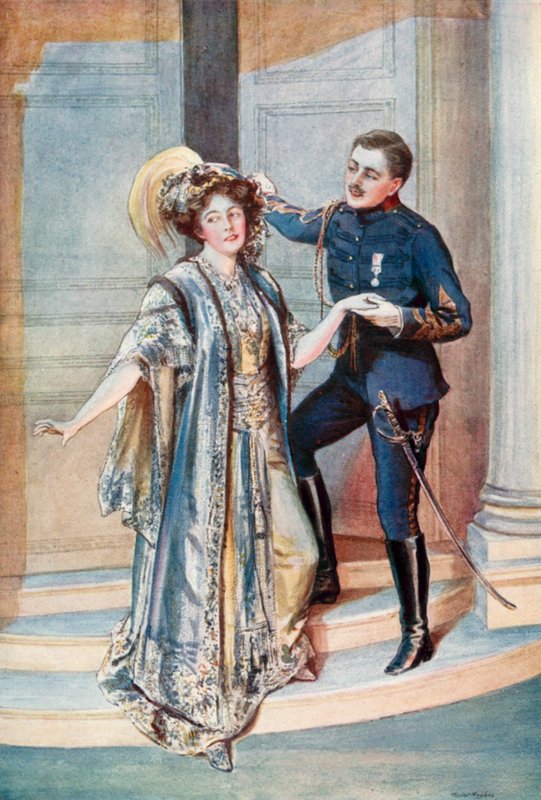 The Merry Widow: Natalie och Jolidon av Talbot Hughes