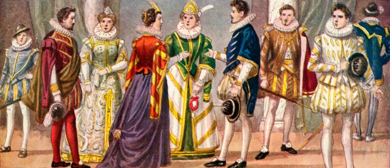 Italiensk klänning från 1500-talet av Tancredi Scarpelli
