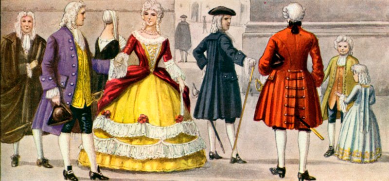 Italiensk klänning från 1700-talet av Tancredi Scarpelli