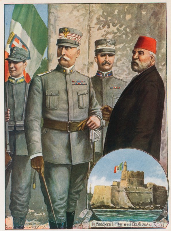 General Giovanni Ameglio, erövraren av Rodi av Tancredi Scarpelli