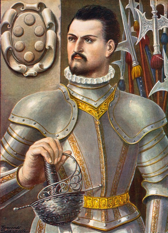 Giovanni de Medici även känd som Bande Nere av Tancredi Scarpelli