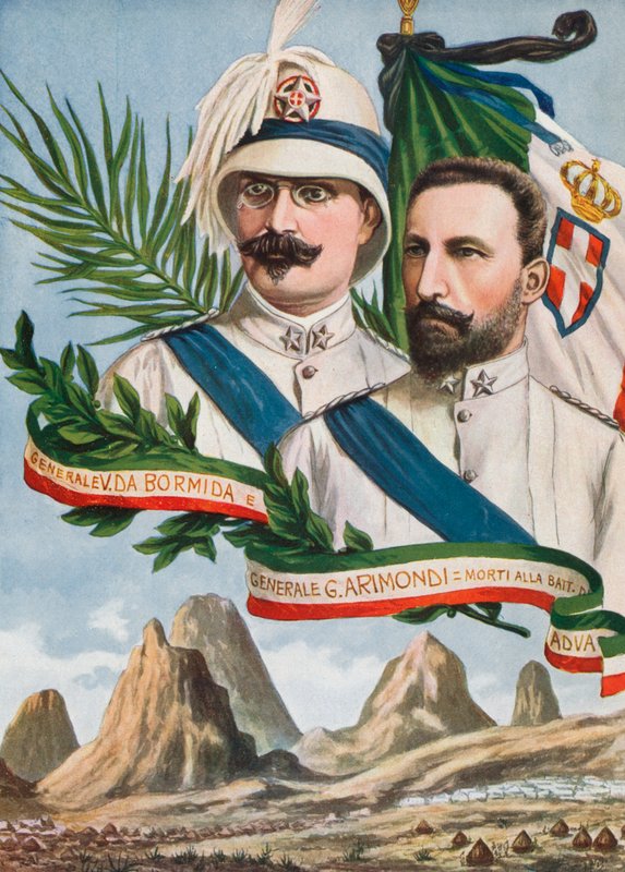 Heroes of Adua, 1895 av Tancredi Scarpelli