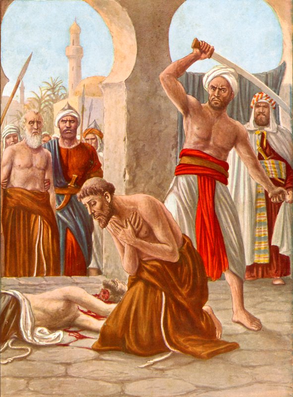 Broder Jacopo de Padovas martyrskap i Indien av Tancredi Scarpelli