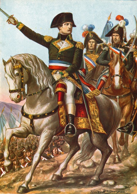 Napoleon i den första italienska kampanjen, 1796 av Tancredi Scarpelli