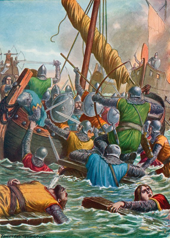 Sjöstrid 806 mellan venetianerna och frankerna av Tancredi Scarpelli